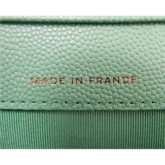 CHANEL Mint Green Quilted Crossbody Bag - Picture 13 of 16